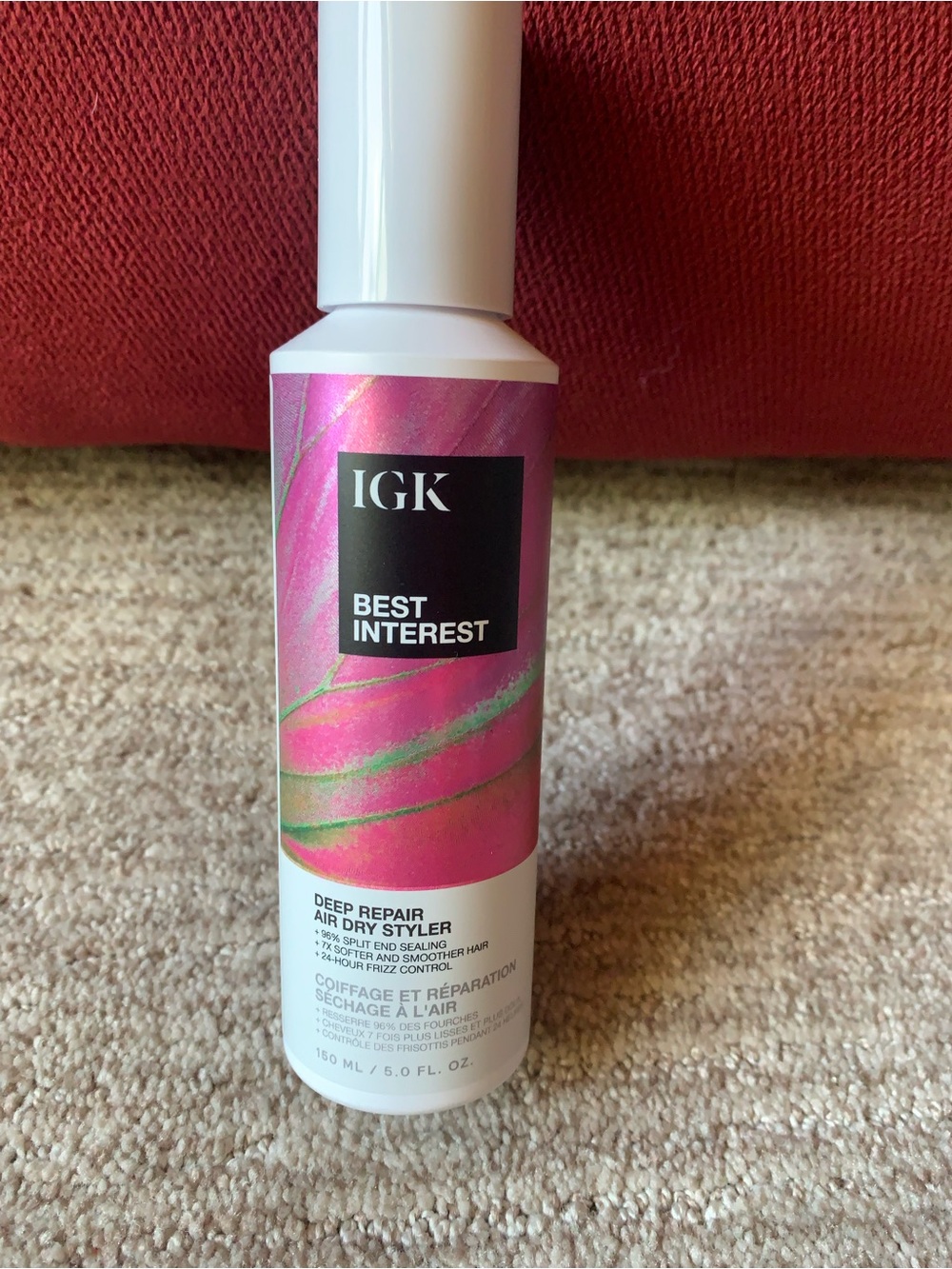 IGK Best Interest Deep Repair Air Dry Styler 5 fl oz New #204